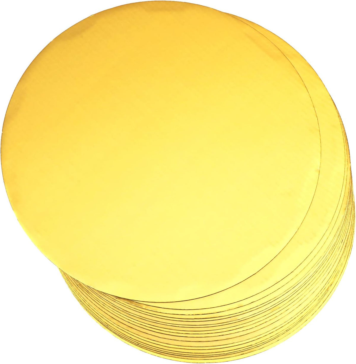 12 Inch Gold Cake Boards Round 40-Packs Circles Rounds Base Food-Grade Cardboard Cake Plate（Thinner But Stronger）