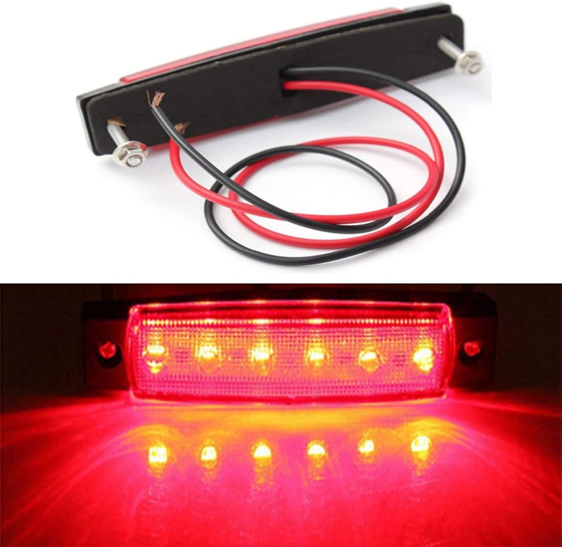 Shangyuan Boat Navigation Lights, 4PCS Red and Green LED Bow Lights for Boat, Kayak, Jon Boat, Pontoon and Small Fishing Boat, 12V Waterproof Port and Starboard Marine Lights