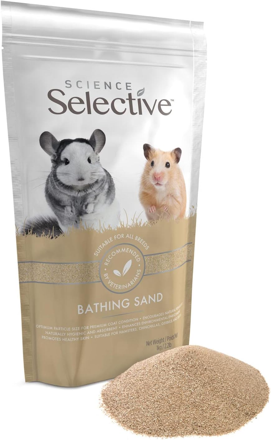 Science Selective Bathing Sand for Hamsters, Gerbils, Chinchillas & Degus