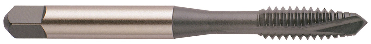 YG-1 L1 Series Vanadium Alloy HSS Spiral Pointed Tap, Hardslick Coated, Round Shank with Square End, Plug Chamfer, 1/2"-13 Thread Size, H3 Tolerance