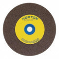 Norton Bench and Pedestal Abrasive Wheel, Type 01 Straight, Aluminum Oxide, 1" Arbor, 8" Diameter, 1" Thickness, Coarse Grit (Pack of 1)