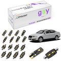 ZIYOLIGHT - PL9120A Replacement for Volkswagen Passat B6 2006-2011 LED Interior Light kit, 6000K White Dome Light Bulbs Accessories Package Upgrade (16 Bulbs)