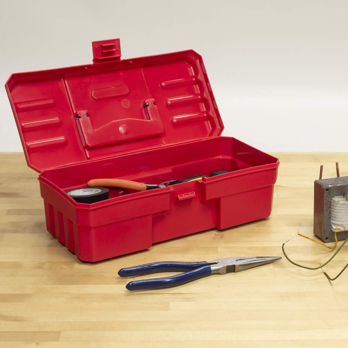 12-Inch ProBox Plastic Toolbox for Tools, Hobby or Craft Storage Toolbox, Model 09912, (12-Inch x 5.5-Inch x 4-Inch)