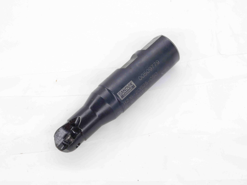 SANDVIK 20mm Dia. Ball Nose Index. END Mill 25mm Shank 2 FL R216-20 T3 Inserts - DM1691BL5