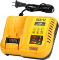 Lenoya DCB112 12V/20V Max Battery Charger Replacement for Dewalt
