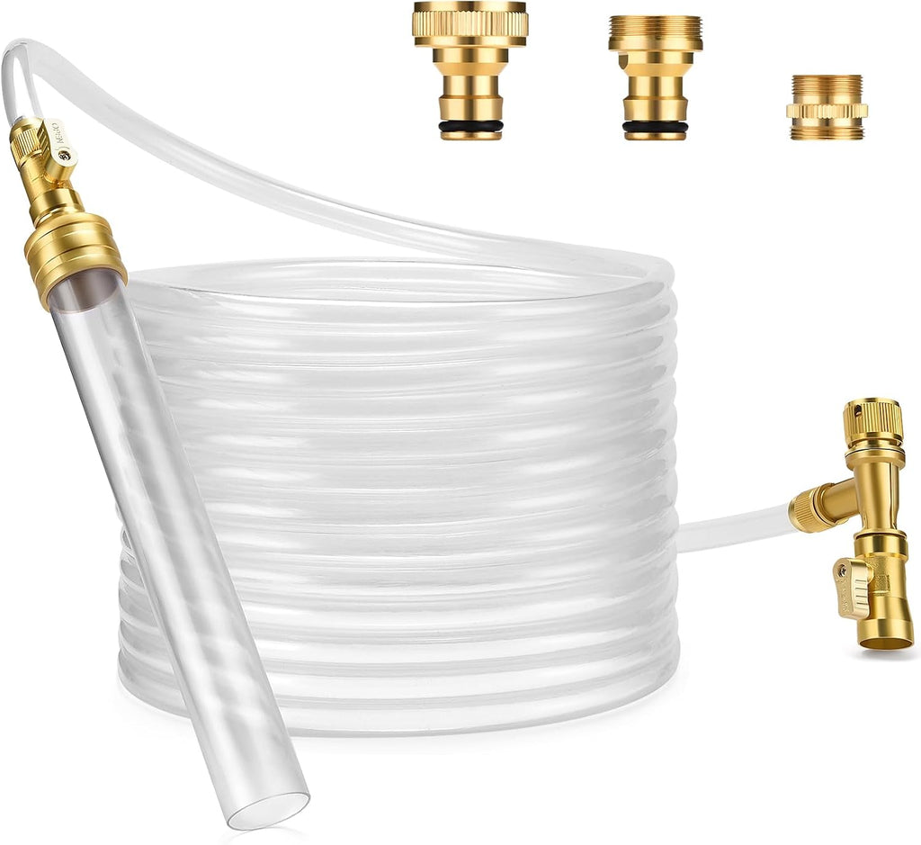 Gravel Vacuum for Aquarium Water Changer Fish Tank Cleaning Tools, Siphon Universal Quick Pump Aquarium Water