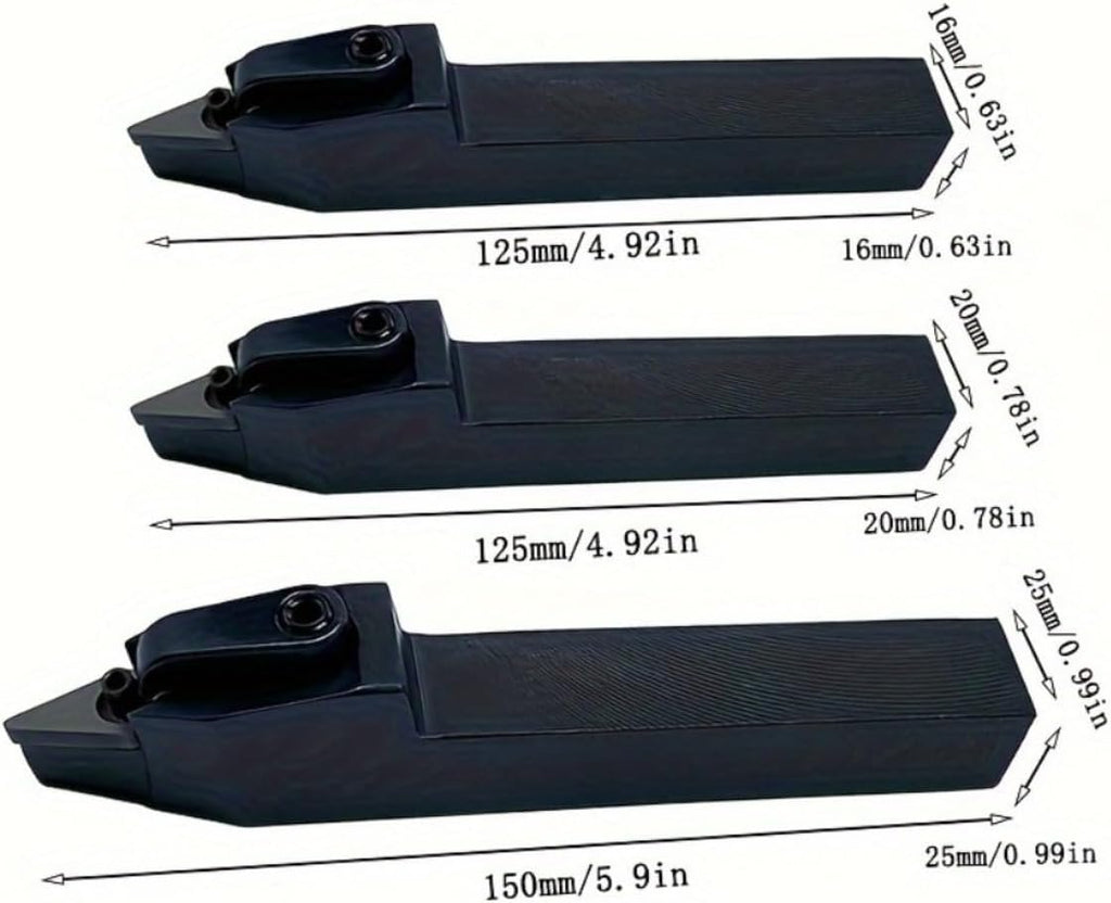 MVVNN External Turning Tool Holder Cutting Carbide (MVVNN2020K16+1pc blade)