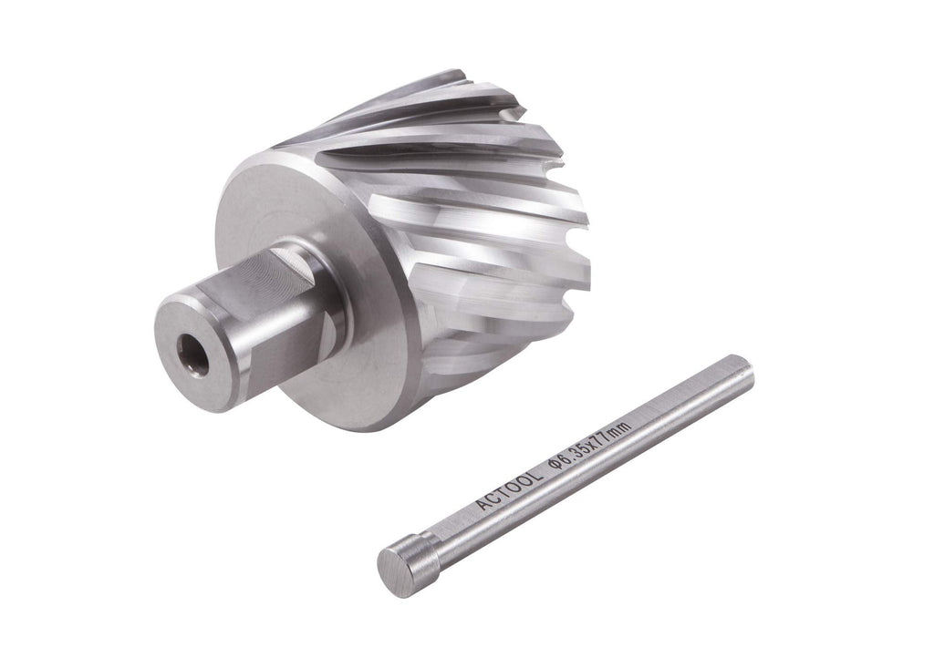 ACTOOL 1-13/16" Diameter × 1" Depth of Cut HSS ANNULAR Cutter with 3/4'' Weldon Shank
