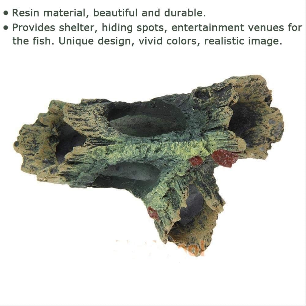 Decaying Trunk Aquarium Ornament