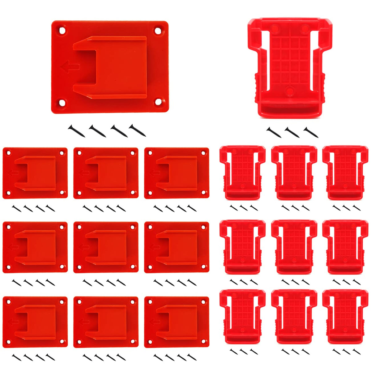 20pcs Tool Holders Battery Holders for Milwaukee M18 18V Battery Drill Tool