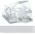 ZURNMED CPAP Water Chamber tub with 20 Replacement Filters Compatible with AirCurve 10 & Airsense 10 Water Chamber | S10 Series | Leak-Free, Durable Design | BPA-Free | FSA/HSA Eligible