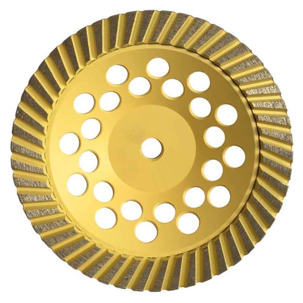 7" Grinding Wheels for Concrete, Granite, and Marble, #60/80 Grit
