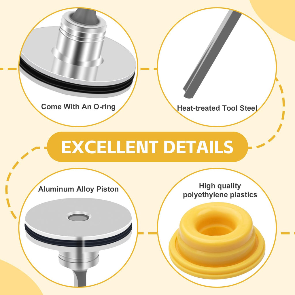 877-323 Aftermarket Piston Driver &(3) 883-511 Piston Bumper Kit for Hitachi NR83A, NR83A2, NR83/A2(S) Framing Nailer 885-915, 877323, SP 877-323, SP 885-915, 878-303 Piston Assembly