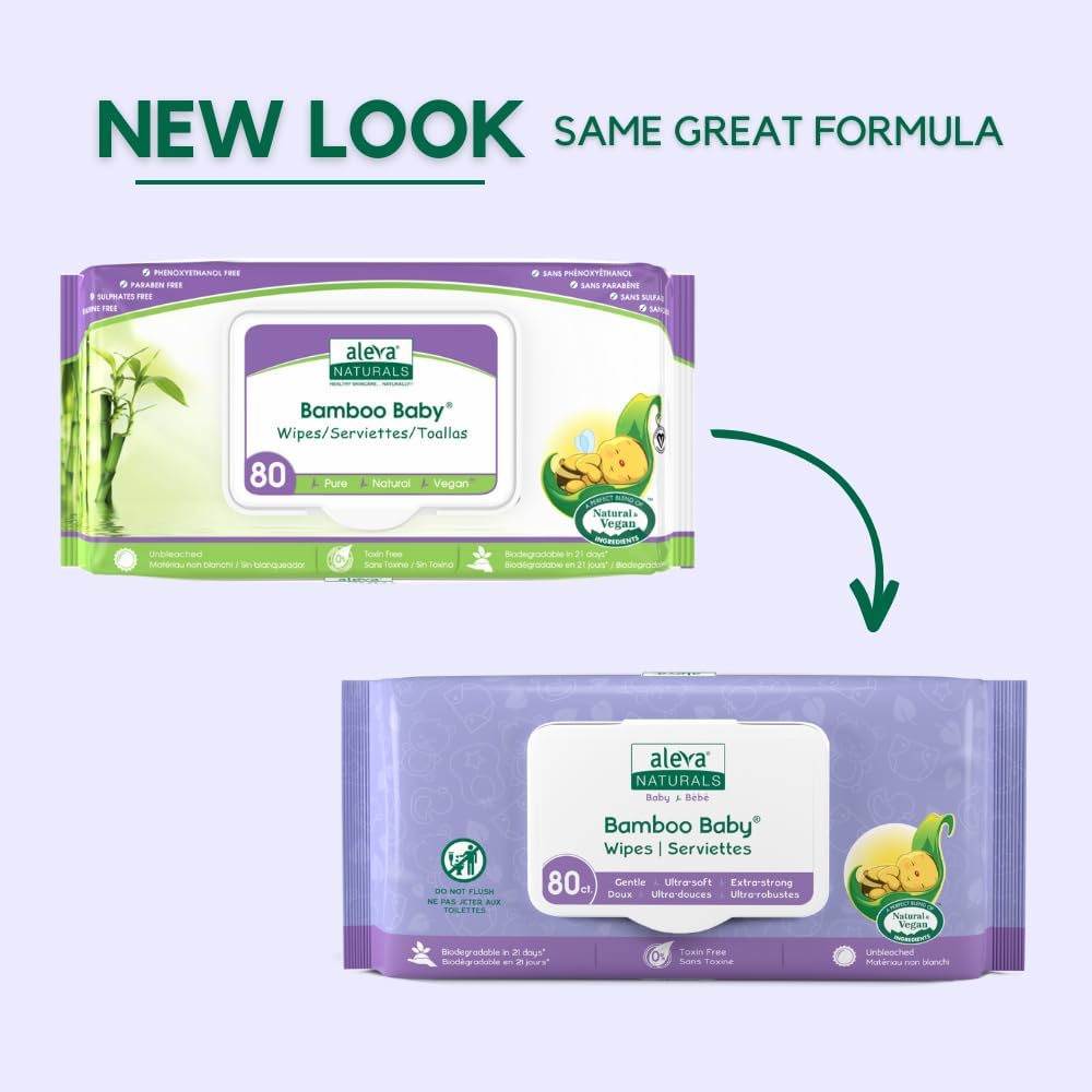 Bamboo Baby Wipes - 480 ct
