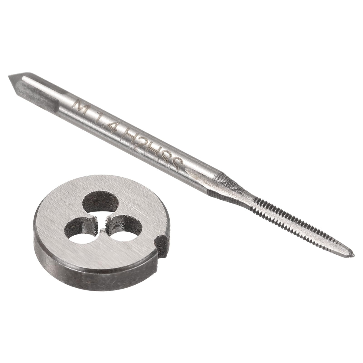 Workkyma M1.4 Tap and Die Set Metric M2 HSS Right Hand Threading Tool