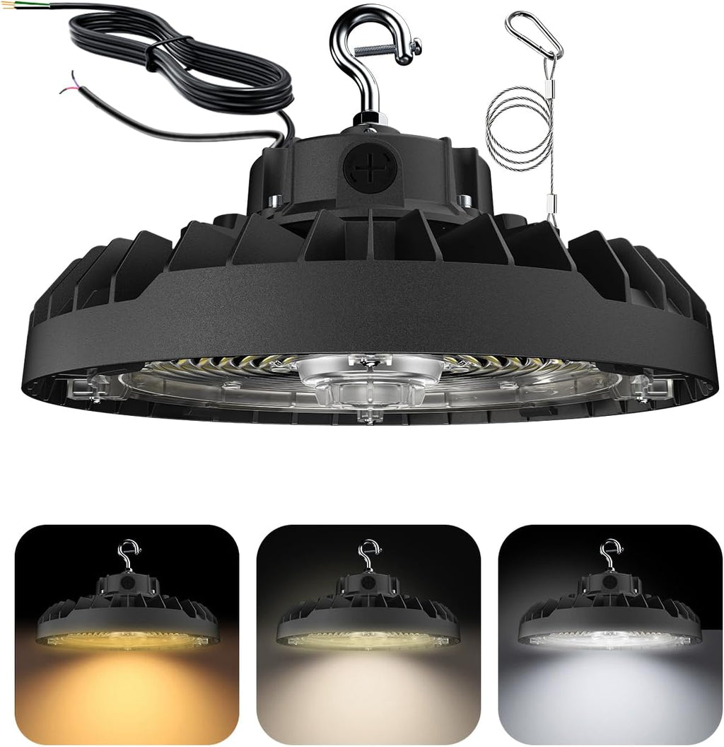 JCE UFO LED High Bay Light, 100W/120W/150W Selectable, 5000K 21750LM