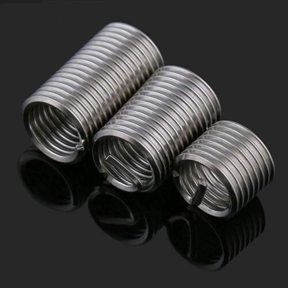 100Pcs M2.5x0.45x1.5D Helicoil Thread Repair Insert Coil A2 304 Stainless Steel (100Pcs, M2.5 * 0.45 * 1.5D)