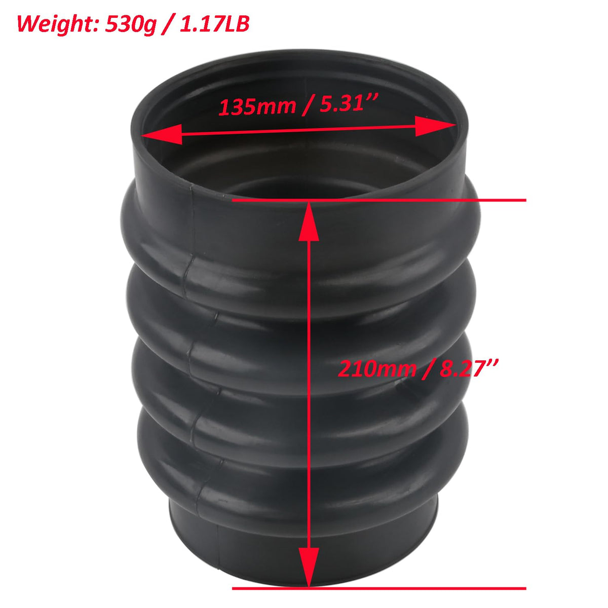 0177355 5100032112 5000177355 Bellow Boot for Wacker Neuson Rammer Compactor Tamper BS500 BS500i BS50-2 BS50-2i BS50-4 (Grey)