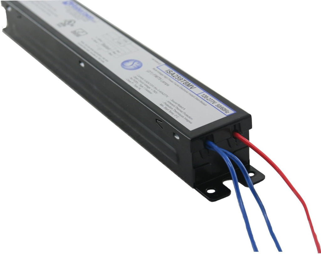Robertson 1P20124 OEM-Pak of 10 Fluorescent eBallast for 1/2 F96T8 Linear Lamps, Instant Start, 120-277Vac, 50-60Hz, Normal Ballast Factor, HPF, Model ISA259T8MV /A