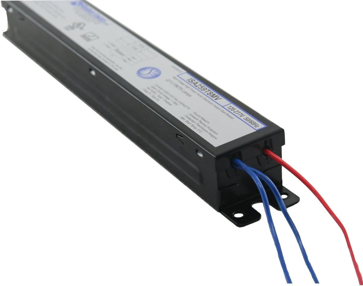 Robertson 1P20124 OEM-Pak of 10 Fluorescent eBallast for 1/2 F96T8 Linear Lamps, Instant Start, 120-277Vac, 50-60Hz, Normal Ballast Factor, HPF, Model ISA259T8MV /A