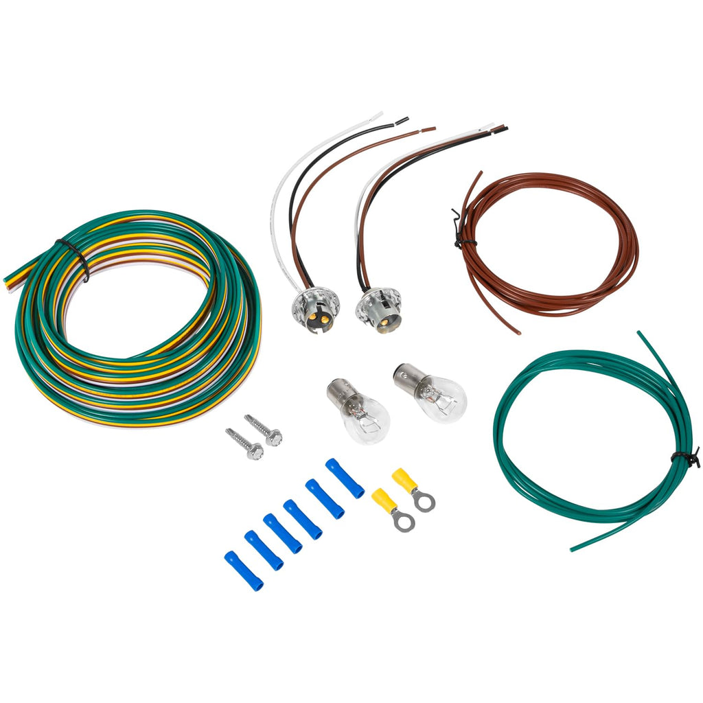 BX8869 Tail Light Wiring Kit, Bulb and Socket, Universal Tow Lighting Solution
