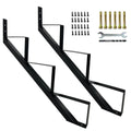 3 Step Metal Stair Step Steel Riser Stringers for 27.1" Height Deck, 2Packs
