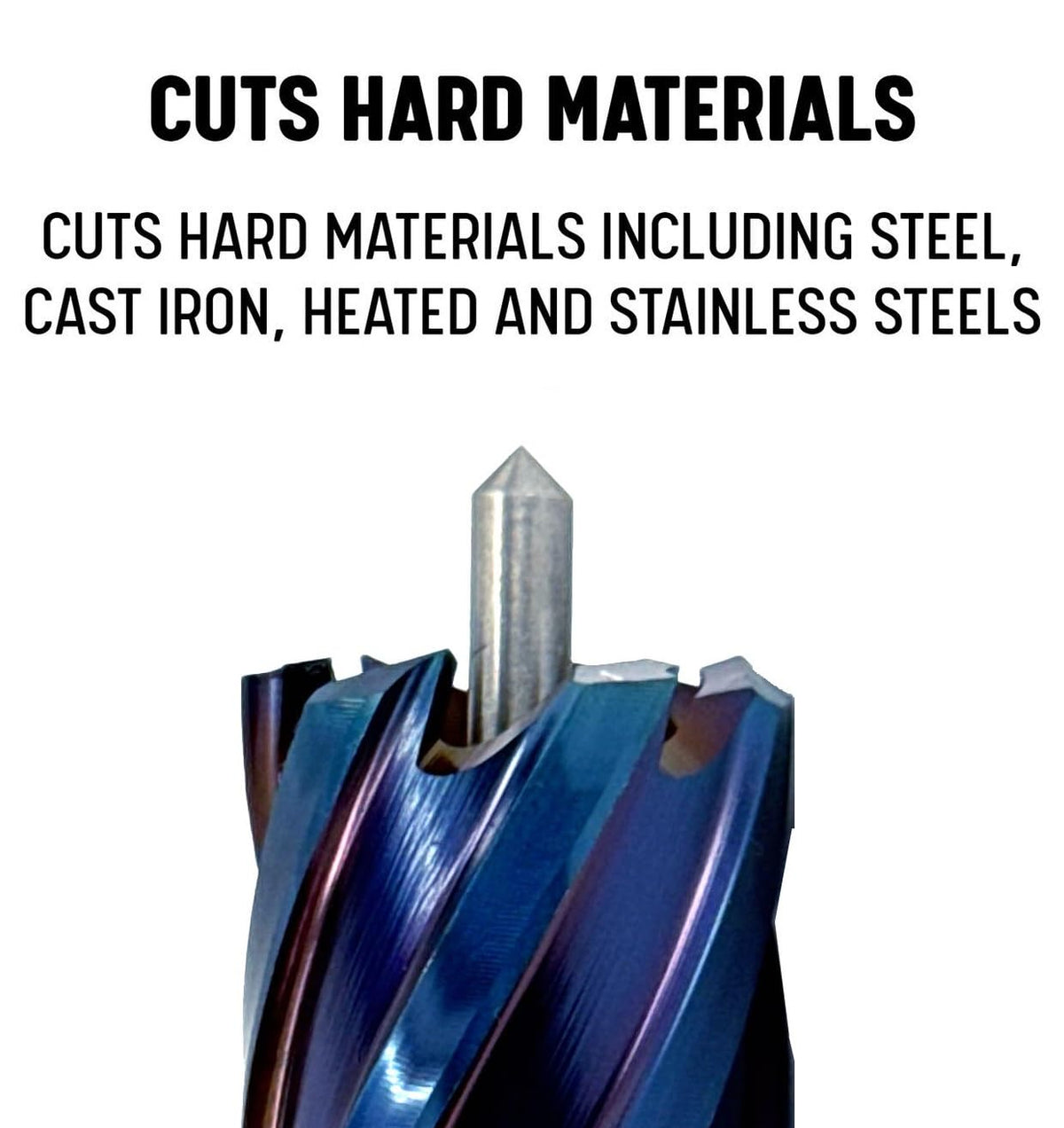 Drill America 1-13/16" X 2" NACO (Nano-Composite) Coated Blue Annular Cutter, ANC Series