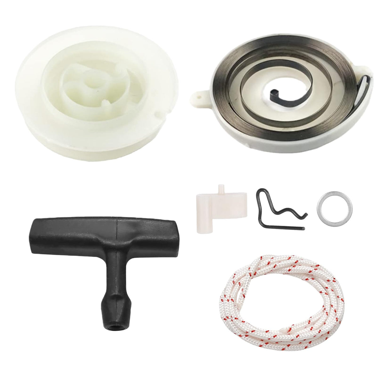 HUASANG Recoil Pull Starter Spring Pulley Kit for Stihl TS410 TS420 Parts