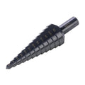 Jerax tools HSS 1/4-7/8 Inch High Speed Steel Step Drill bits, Doubles Flutes Unibit for Hole Drilling in Iron, Copper, Aluminum, Wood, Plastic