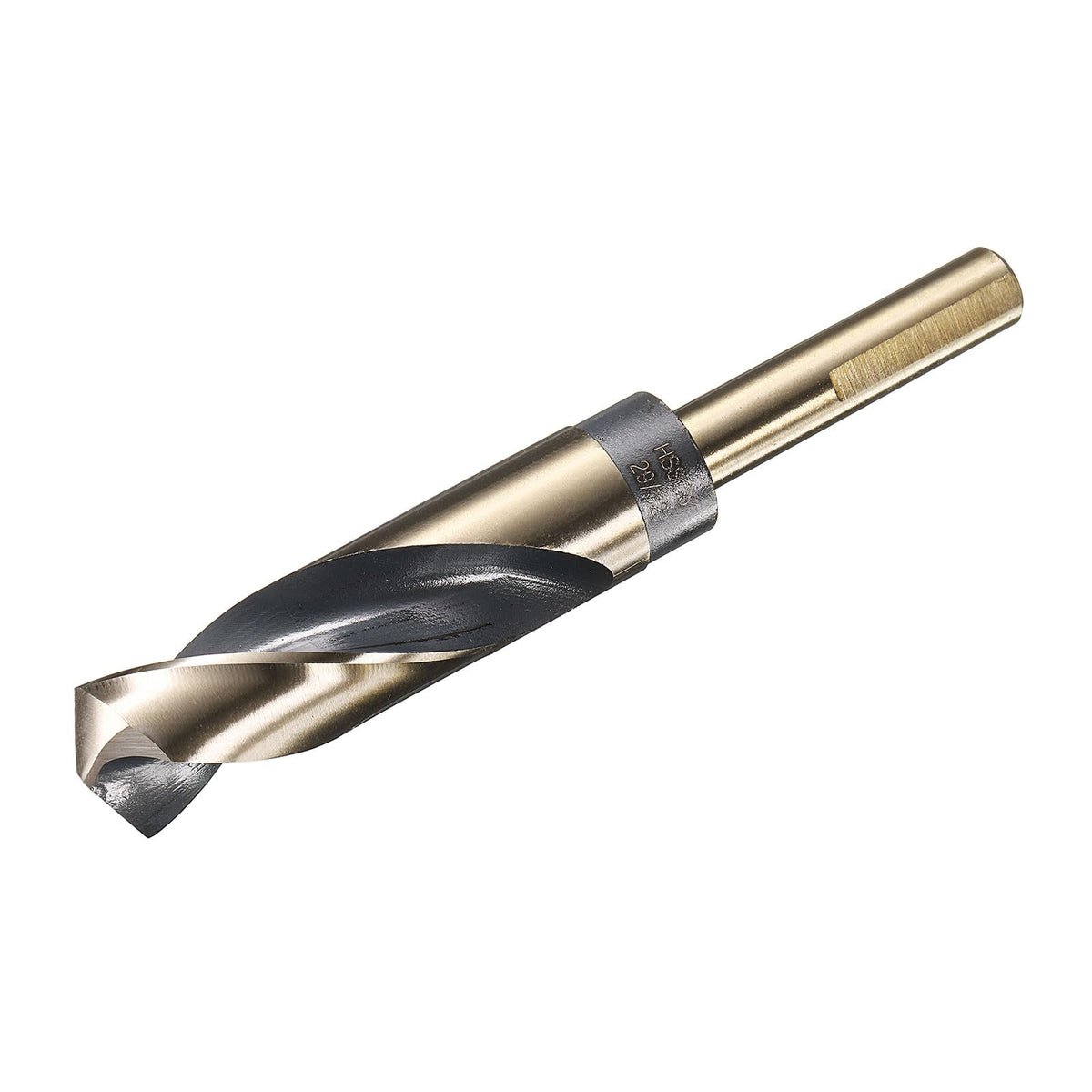 uxcell 29/32" Drill Bit 1/2" Reduced Shank 3-Flat M35 5% Cobalt HSS
