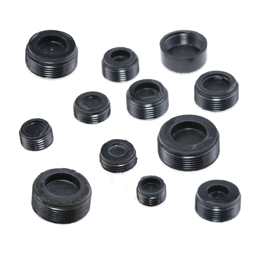 Meuey Lyot 48 Piece Carbon Brush Holder Caps, 12 Sizes for Power Tools