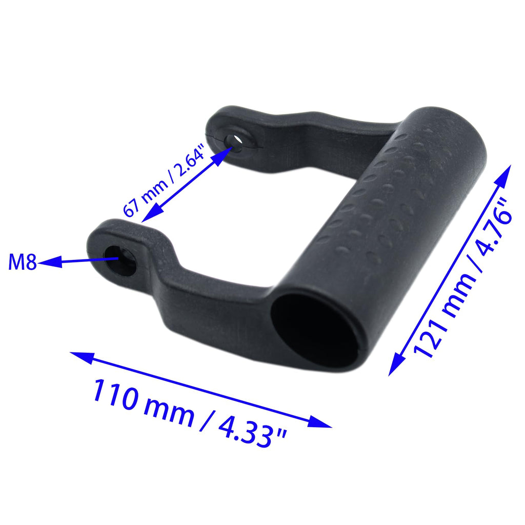HAJXZH 2 PCS Grinding Machine Grip M8 Angle Grinder Handle Replacement for Polishing Machines and Sanders