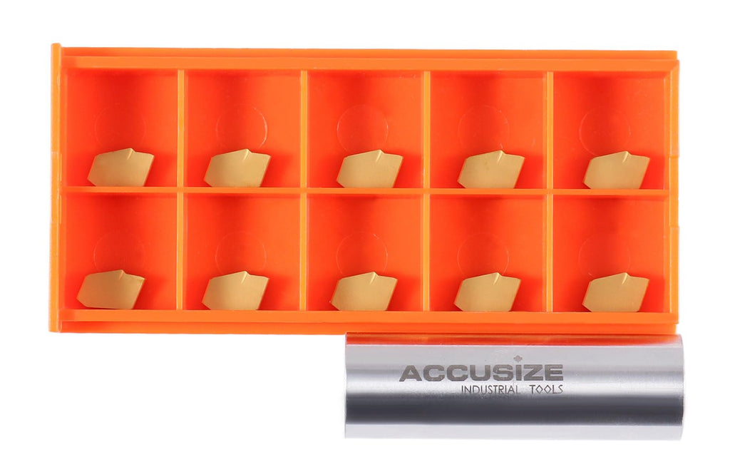 Accusize Industrial Tools Cut-Off Tool Holder, GTN-2, 2403-2003x10