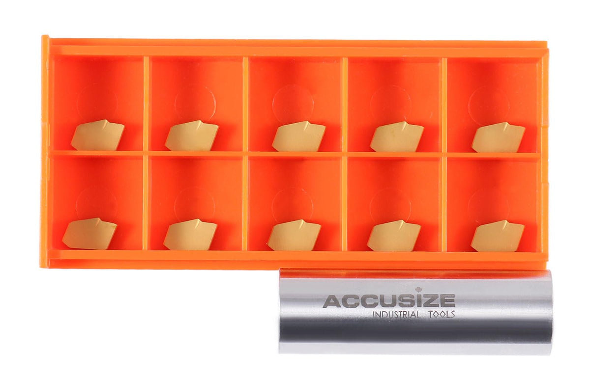 Accusize Industrial Tools Cut-Off Tool Holder, GTN-2, 2403-2003x10