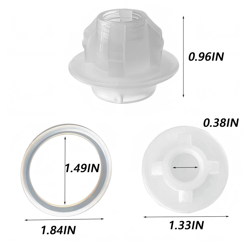 CAMGJORT 1 Pack Piston Stop 904685 & Seal 904689, Fits Porter Cable FN250B