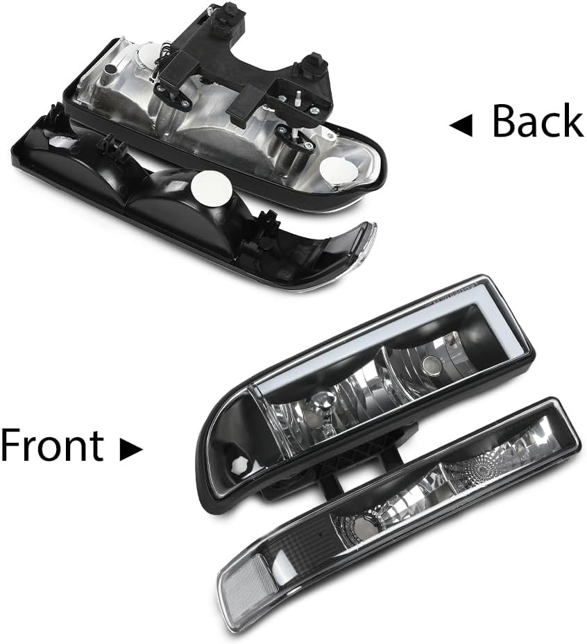 ALLGOOD LED Headlight Assembly Fit Chevy Blazer S10 1998‑2005