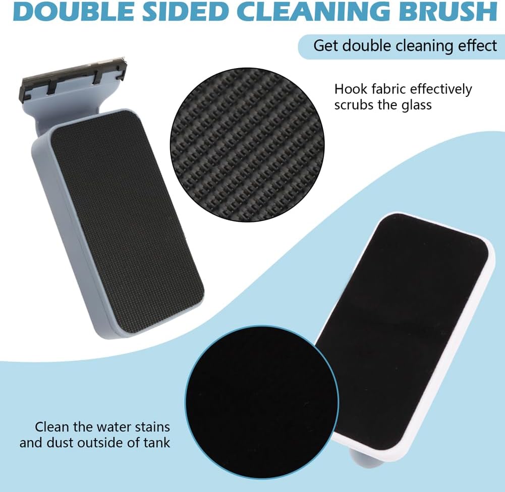 Aquarium Magnetic Glass Cleaner, Double-Side Algae Scraper