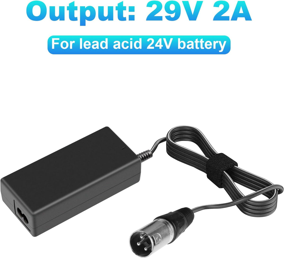 29V 2A for 24V 2A Scooter Battery Charger for Golden Buzzaround Lite, Jazzy Power Chair,Pride Hoveround Mobility,Schwinn S300 S350 S400 S500 S650,Ezip 400 500 650 750 900 Mountain Trailz,Shoprider