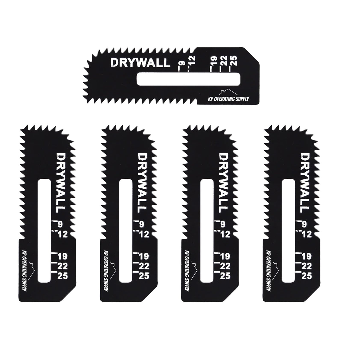 KP Operating Supply Drywall Saw Blades for Makita Cut Out Saw, 5 Pack