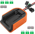 2PCS Power Wheel Adapter for Black and Decker 20V Hyper Battery DIY Adapter