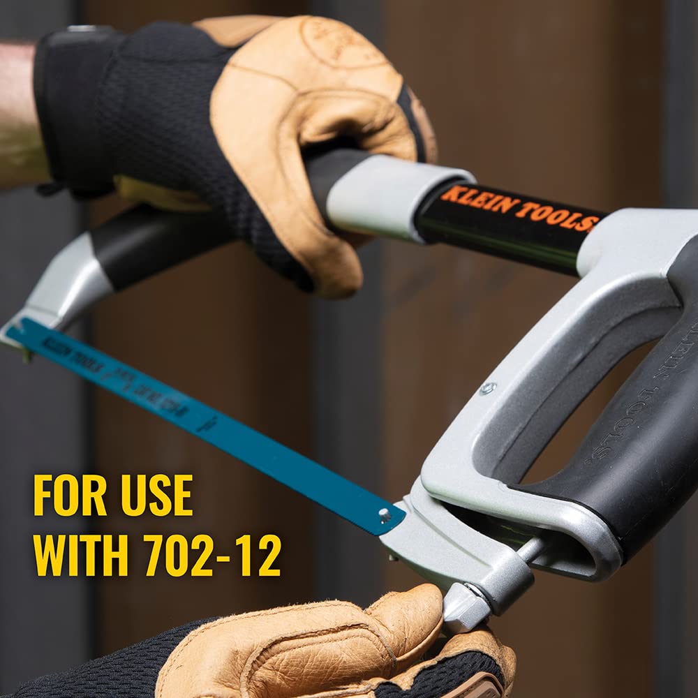 Klein Tools 1218BI-P 12-Inch Hacksaw Blades, 18 TPI, 10-Pack