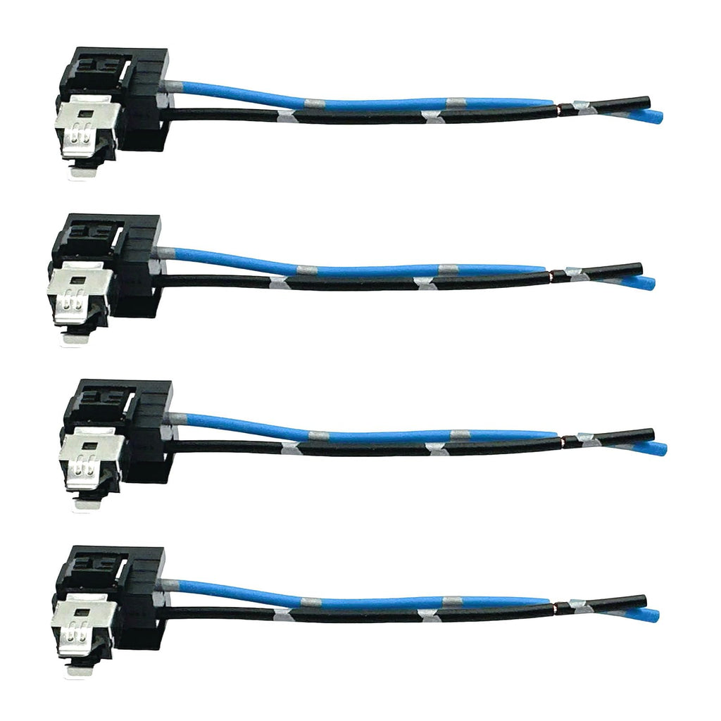 4Pcs H1 H3 Bulb Socket Headlight Fog Light Adapter Connector Extension Wiring Harness Socket Connector for H1 Female Head Halogen Bulb