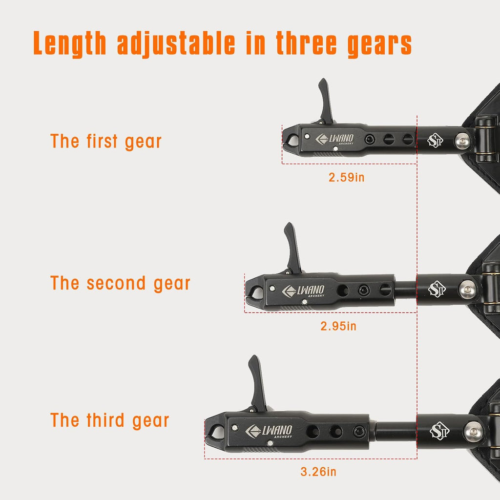 360° Adjustable Archery Compound Bow Release Aids Trigger | Wristband Compound Bow Release Aids trigger, fits adult