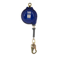 SRD 20 FT. Self Retracting Lifeline I ANSI Z359.14-2021 Class 1 I SRL Device Swivel Top Galvanized Cable w/Small