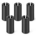 MEIGGTOOL 5PCS 1/2" to 1/4" Router Collett Adapter Bit Shank Reduction Sleeve Tools for Woodworking Engaving Machine