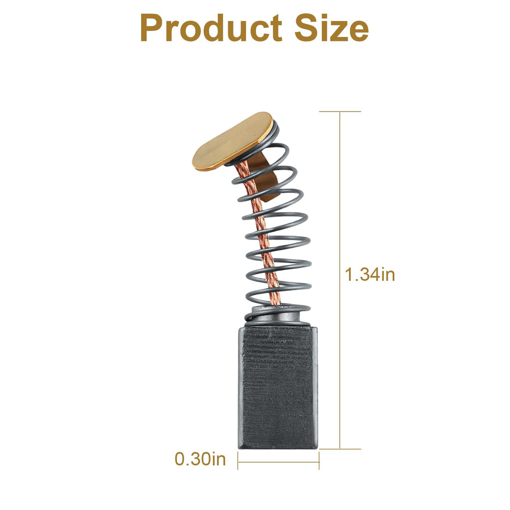 5 Pack 039028007035 Carbon Brush Replacement for Ryobi Angle Grinder Parts