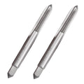 LWCUSNJ 2pcs 1/4"-28 UNC High Speed Steel Tap Right Hand, M2 HSS Straight Fluted Machine Tap (1/4"-28)