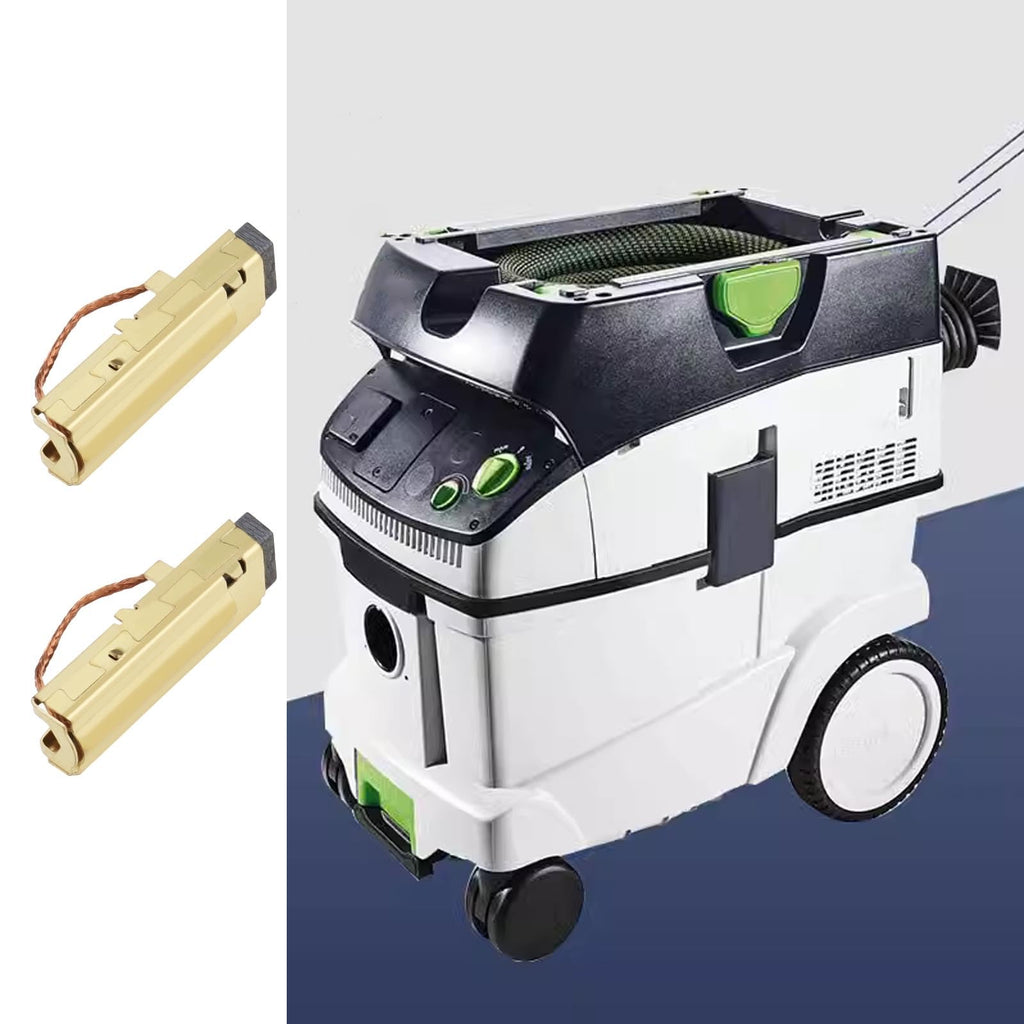Micro Traders Pair of Carbon Brush Holder Motor Carbon Brush 8.5x12.5x40mm Compatible with Festool CTL 26 E AC/CTL 36 E/CTL 36 LE/CTM 26 E AC Vacuum Cleaner