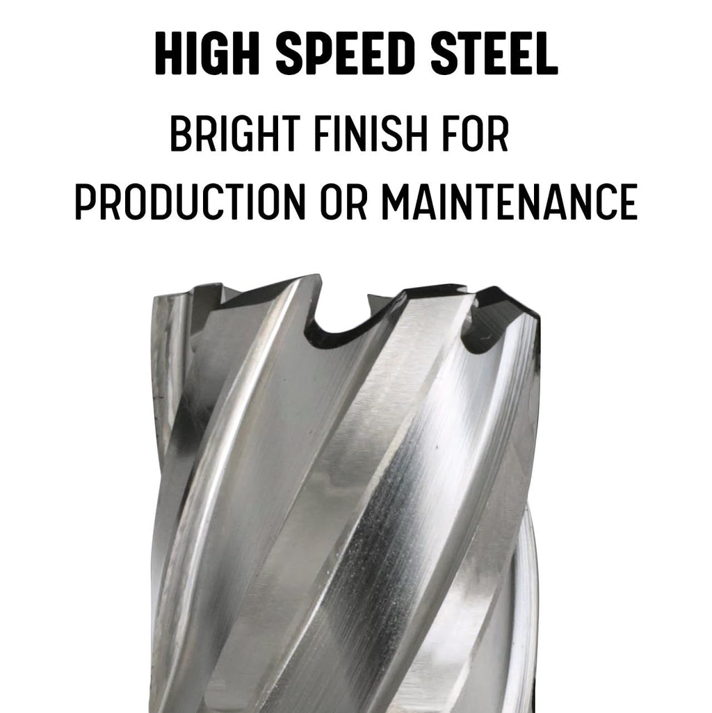 Drill America 1-11/16" X 2" High Speed Steel Annular Cutter with Pilot, DWC Series