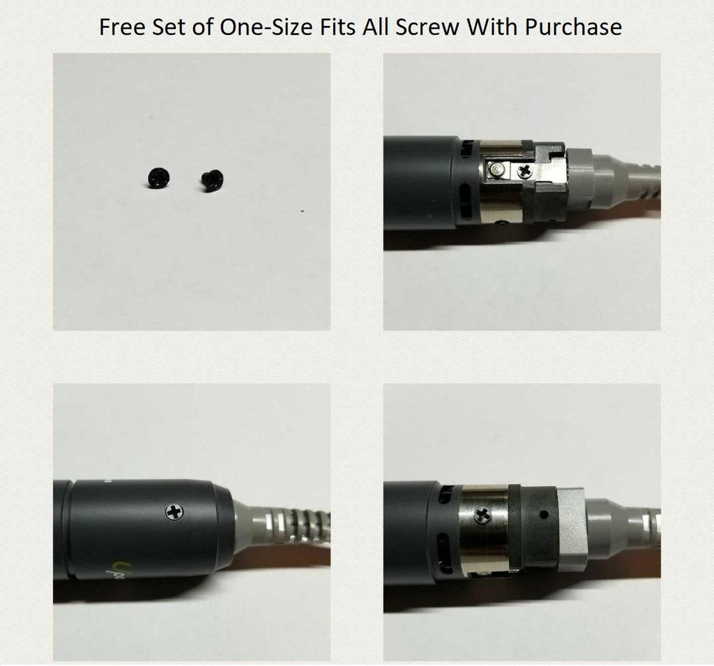 DRC Replacement Screws and Nose Cone Bolt Screws for KUPA Upower UP200 UG12 Handpiece Drill